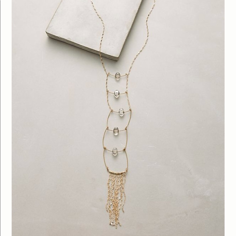 Serefina Anjali ladder necklace, nwot. 23"